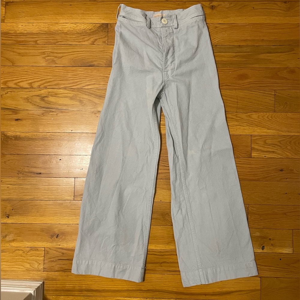 Jesse Kamm Sailor pants Smokey Blue. Size 0